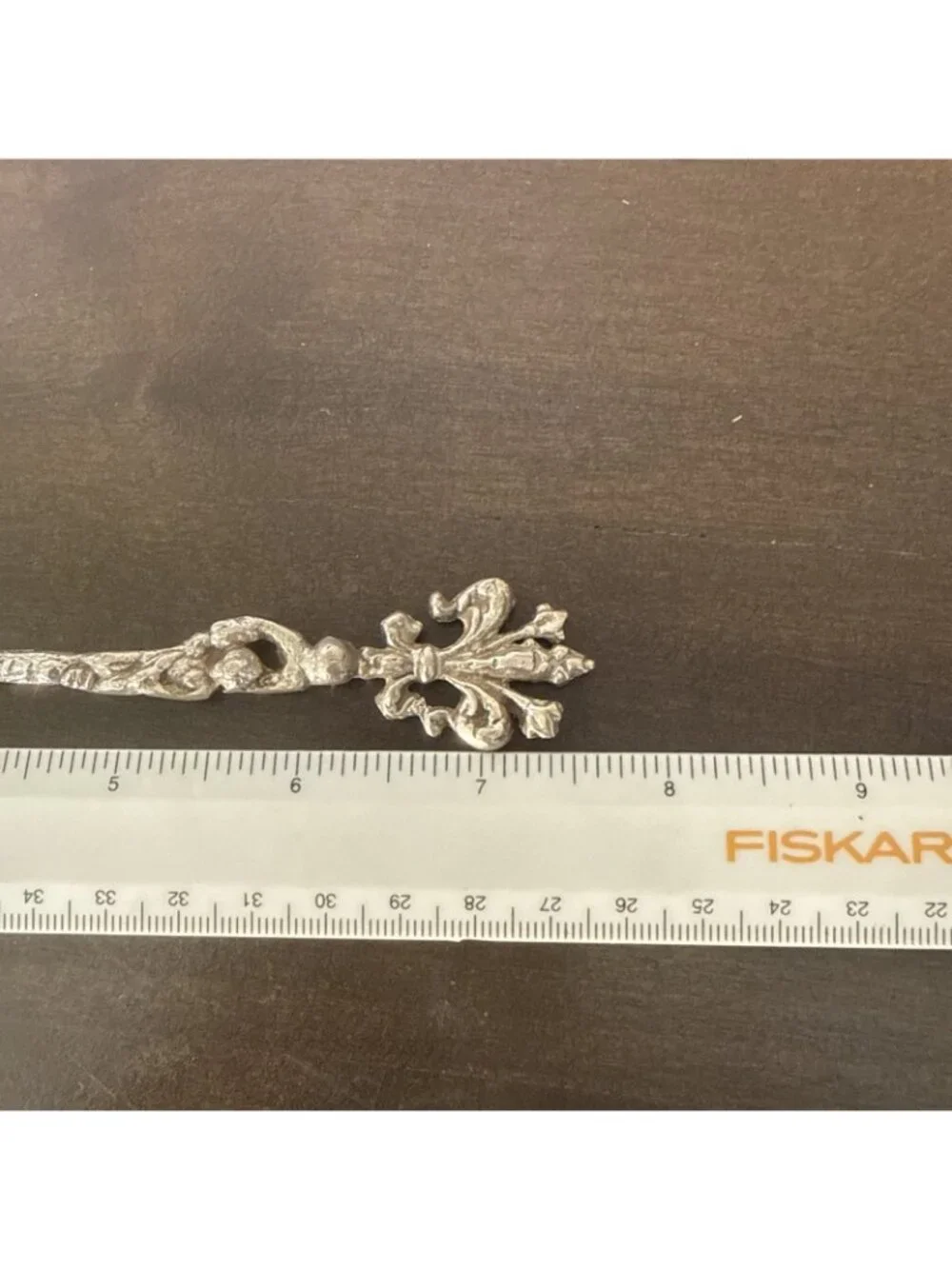 Set of 5 Montagnani Style Italy Figural Demitasse Spoons Ornate Vintage 7.75
